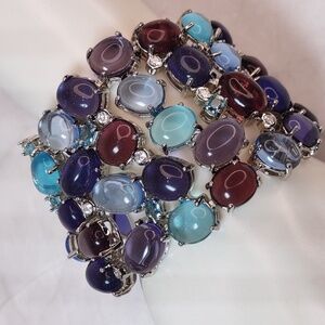 Real Collectibles By Adrienne Diamonite/ "Jelly Belly" Cabochon Bracelet